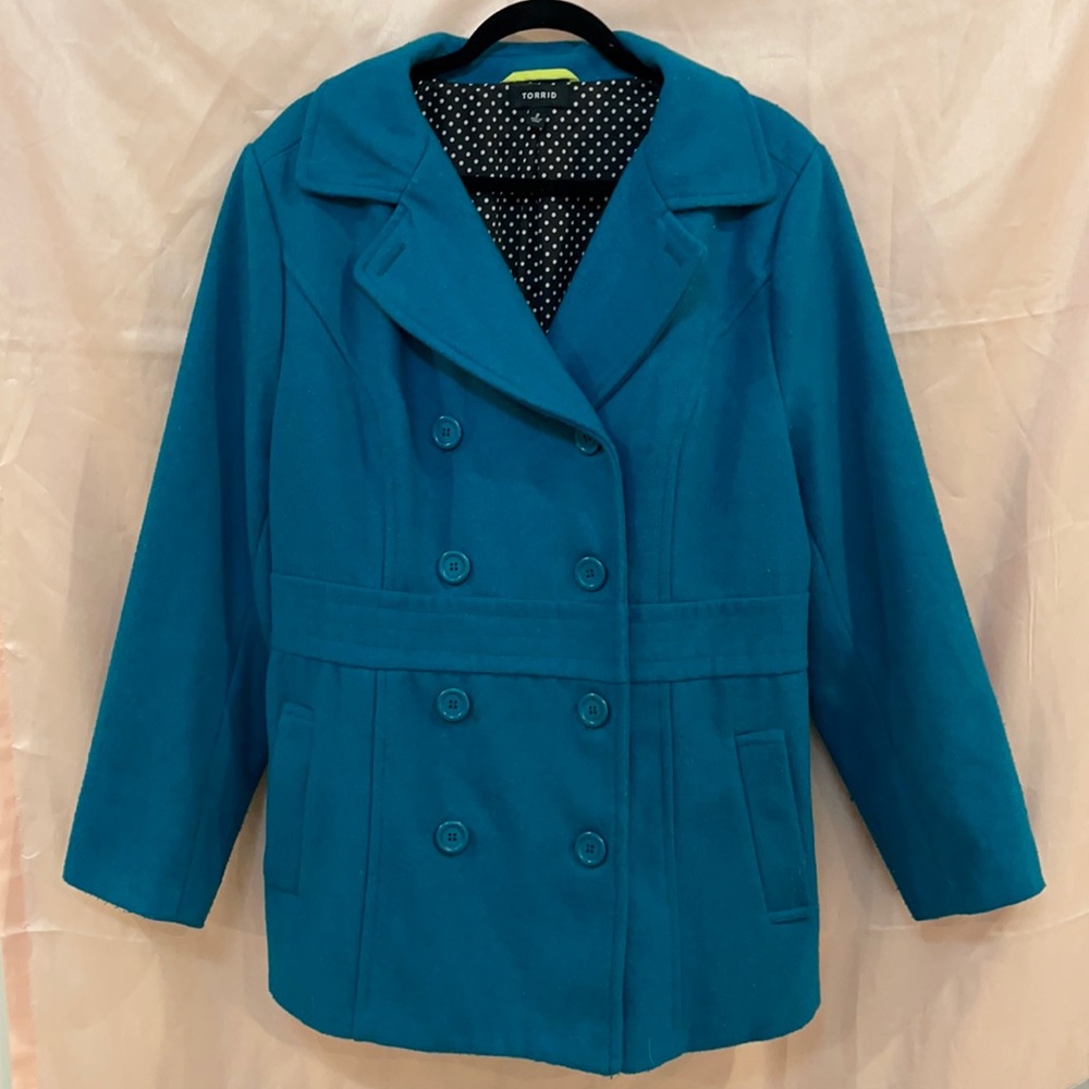 Torrid wool pea coat